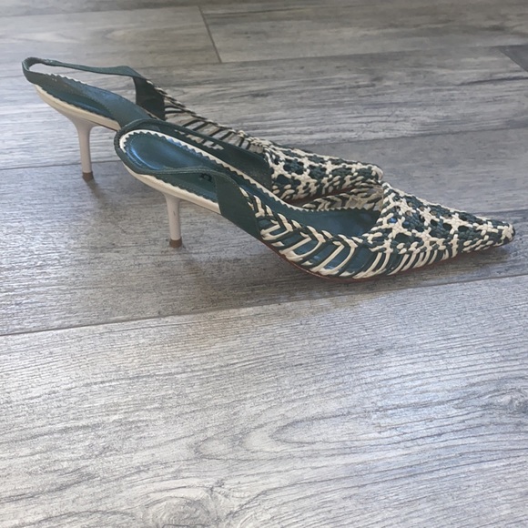 Woven kitten heels - Picture 4 of 7